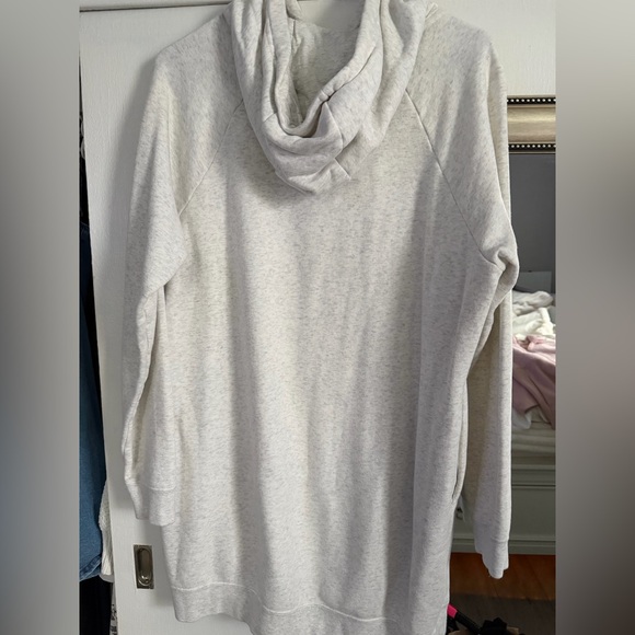 Nike Woman’s Light Gray Hoodie dress - Picture 2 of 2